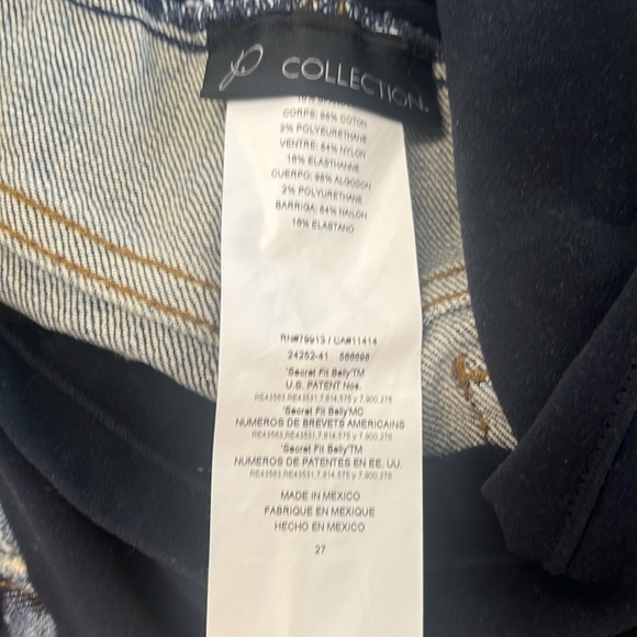 JOE’S maternity 👶🏻 High-Waisted Denim Shorts with NAVY Waistband - Picture 4 of 6